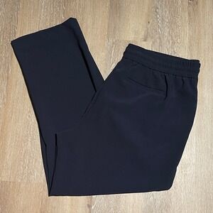 Talbots‎ Womens XL Navy Blue Drawstring Waist Pull On Casual Pants